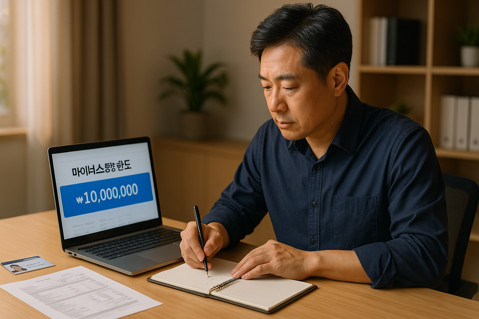 마이너스통장 한도 검토