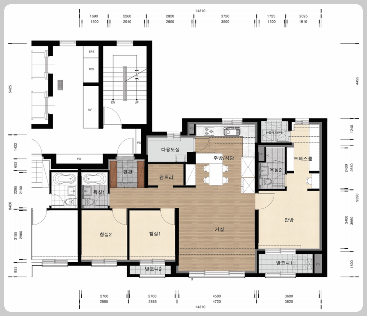 개과천선의 분양정보-서울시 동대문구 휘경동 분양 '휘경자이 디센시아' 23년 상반기 분양 예정 (분양정보)-전용 면적별 평면도