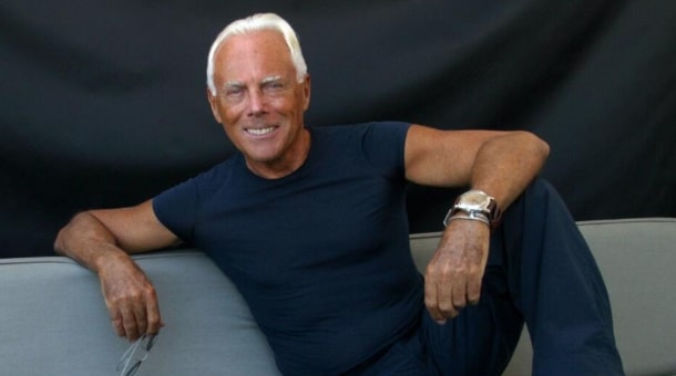 조르지오 아르마니 사망 포스팅 관련 이미지