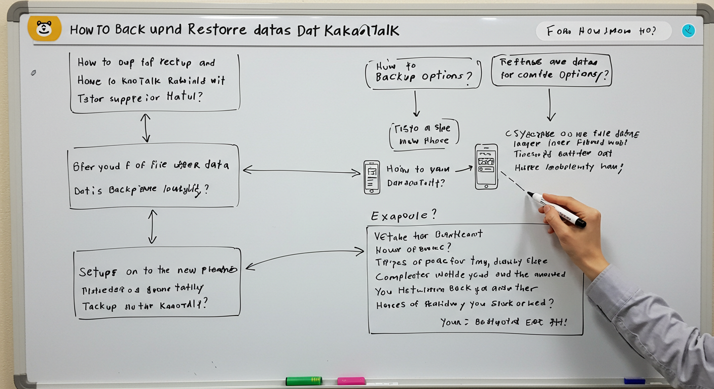 카카오톡 백업 복구 방법