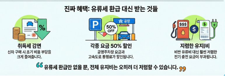 유류세 환급 대신 받을 수 있는 캐스퍼 전기차 경차 혜택