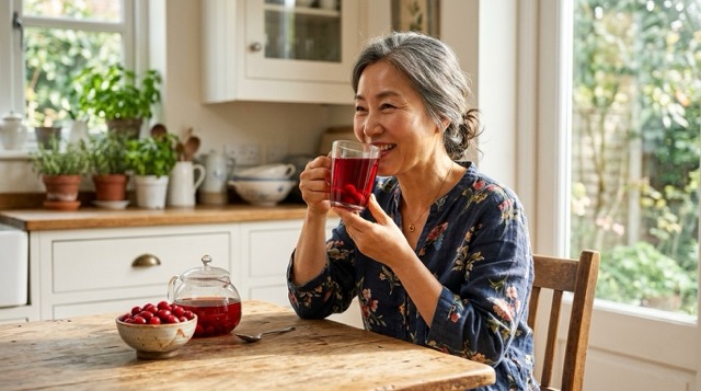 산수유 효능 7가지 핵심 인포그래픽 &mdash; 신장 혈당 항산화 뼈 건강