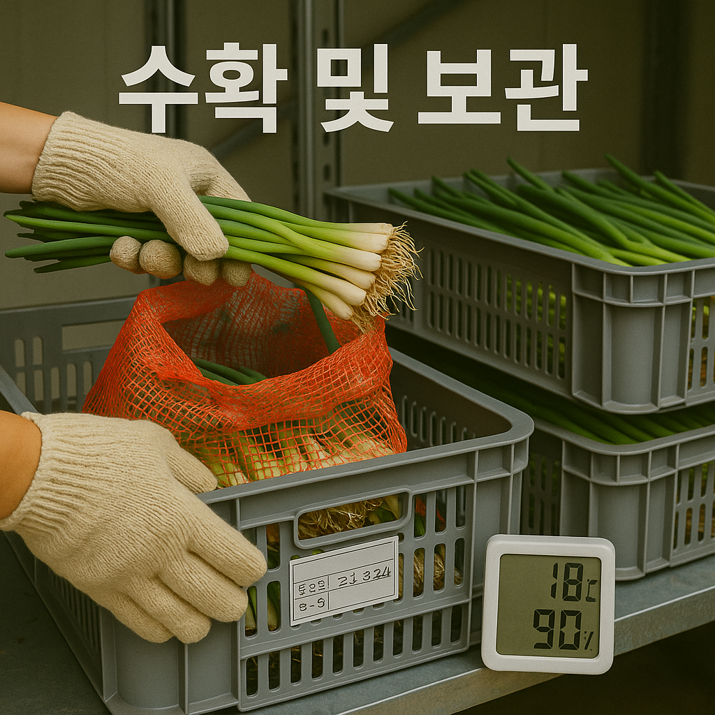 수확 및 보관