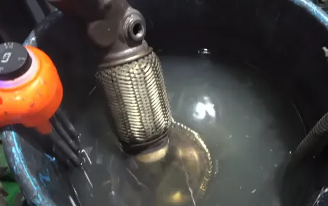 DPF 분리 세척하는 과정