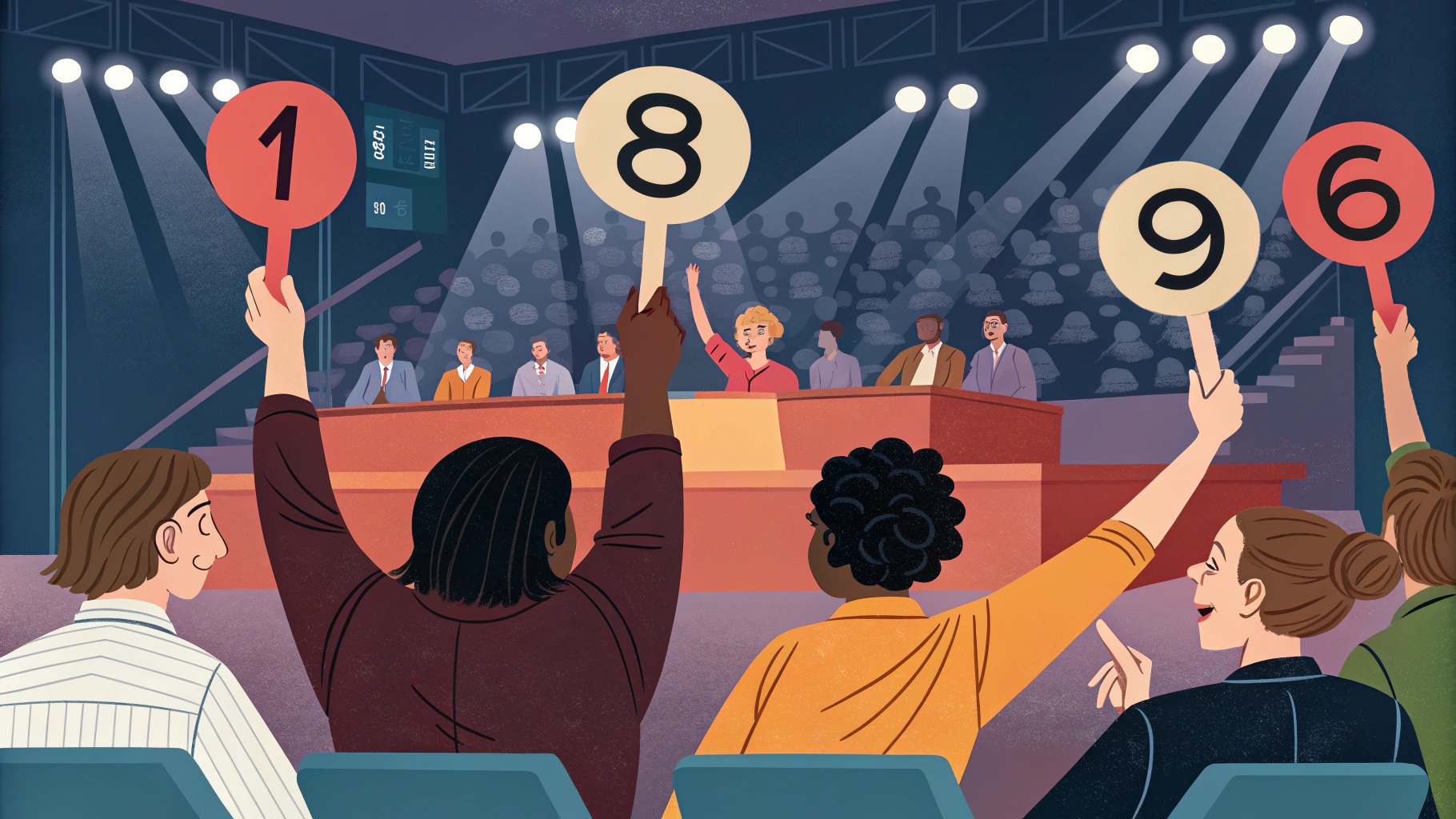 경매 참여 그림