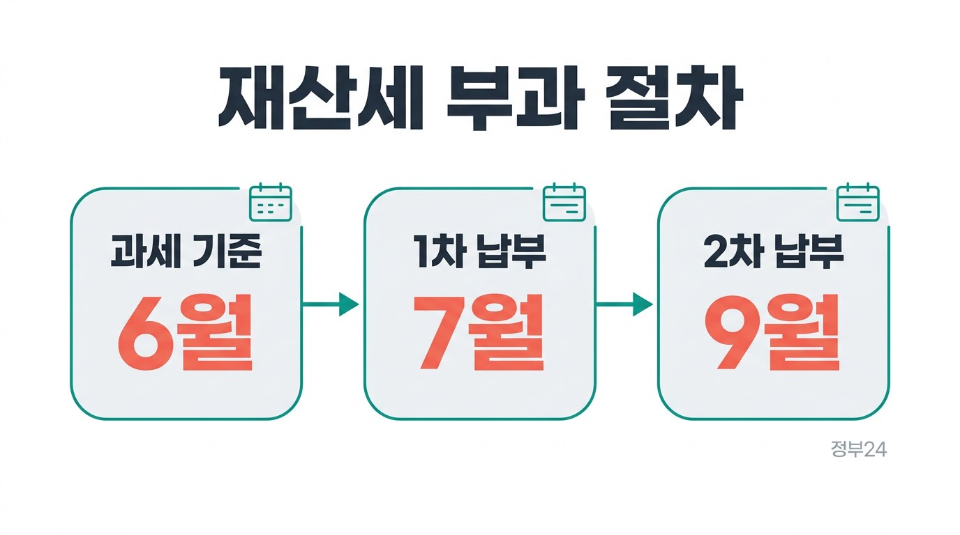 재산세 부과 절차