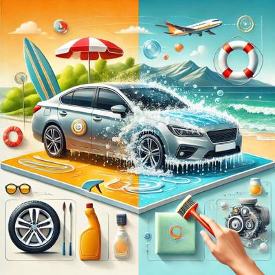 여름휴가 후 내 차 건강 점검: 바다와 산 여행 후 반드시 해야 할 자동차 관리법