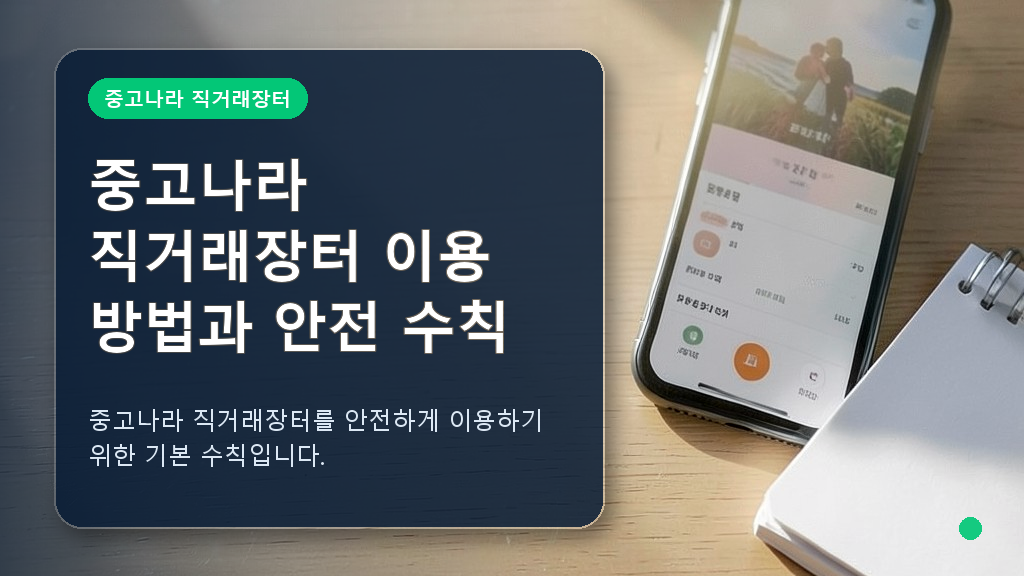 중고나라 직거래장터 이용 안내 대표 이미지