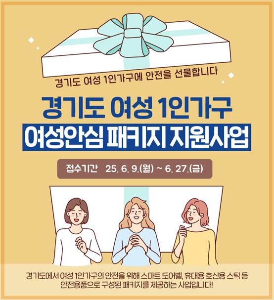 2025 경기도 여성 안심패키지 신청