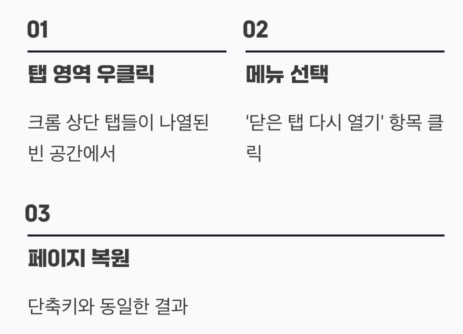 마우스 클릭으로 되살리기