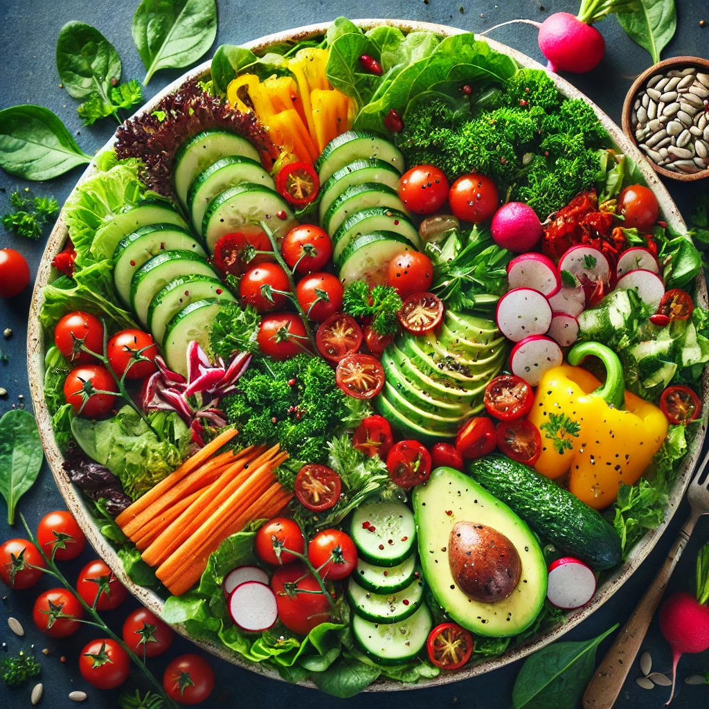 건강한 샐러드이미지