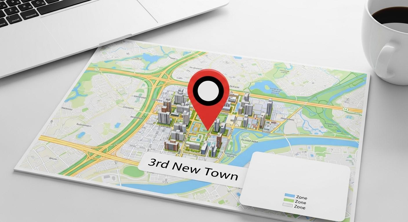 3기 신도시 위치도