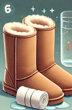 반짝반짝 빛나는 어그부츠의 모습