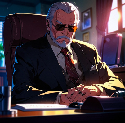 a photograph of a detective