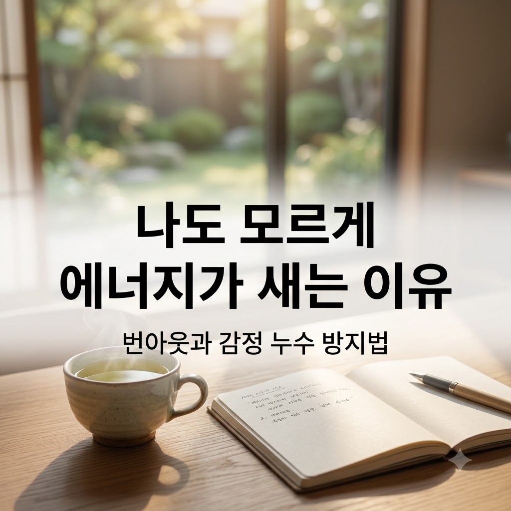 번아웃의 원인이 되는 감정 누수와 심리적 경계선 설정법 정리