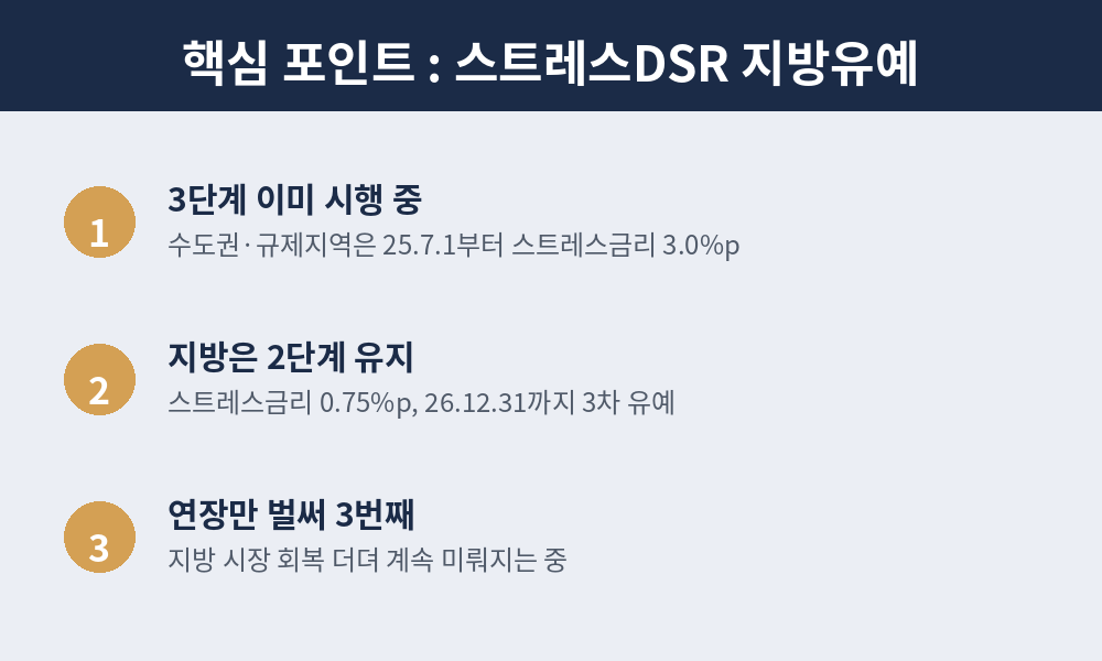 스트레스DSR 지방유예
