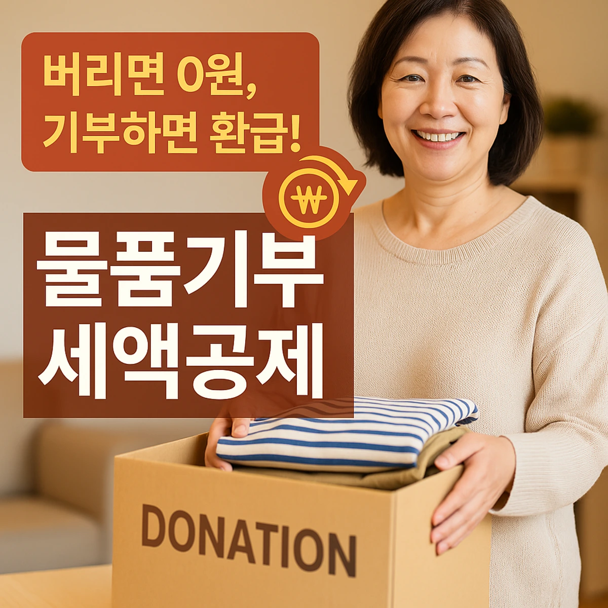 물품기부 세액공제