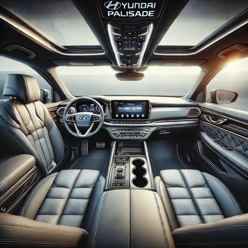 팰리세이드 8인승 내부