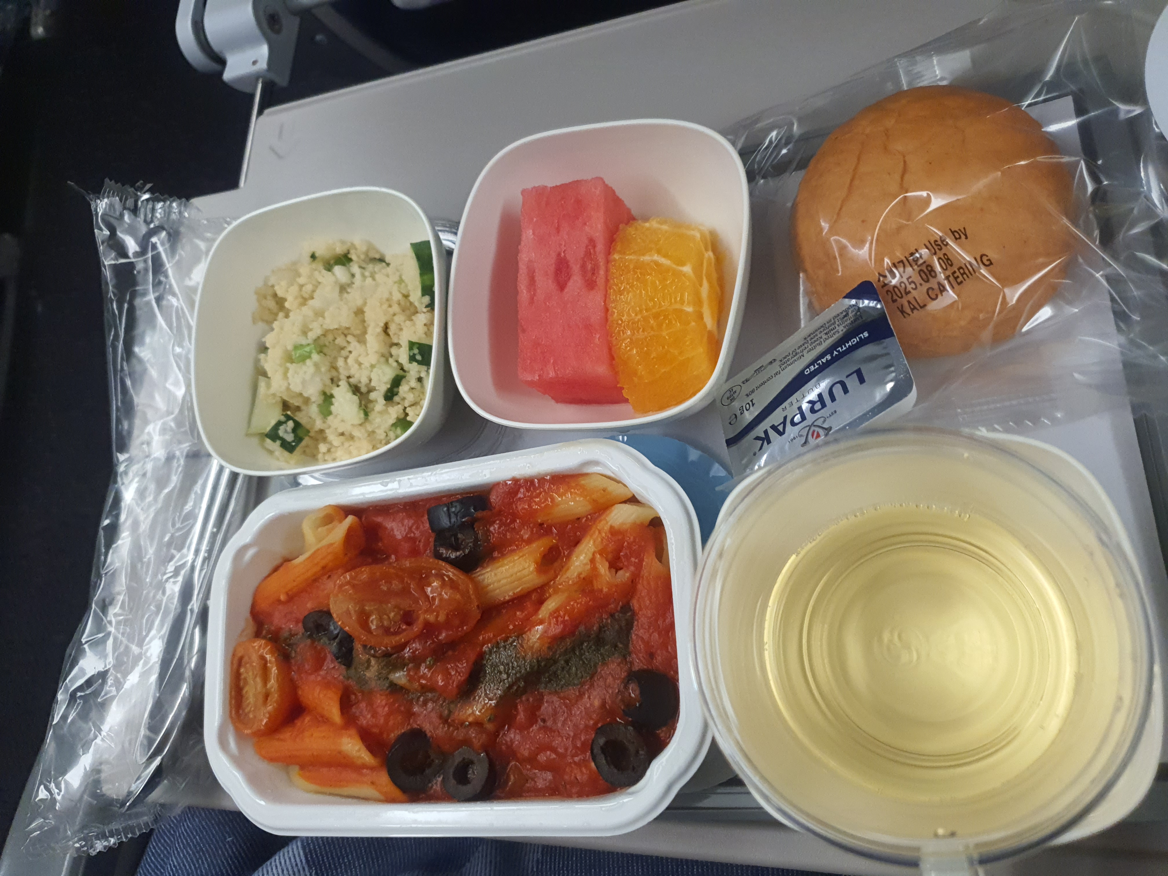 인천–두바이 대한항공 KE951 기내식