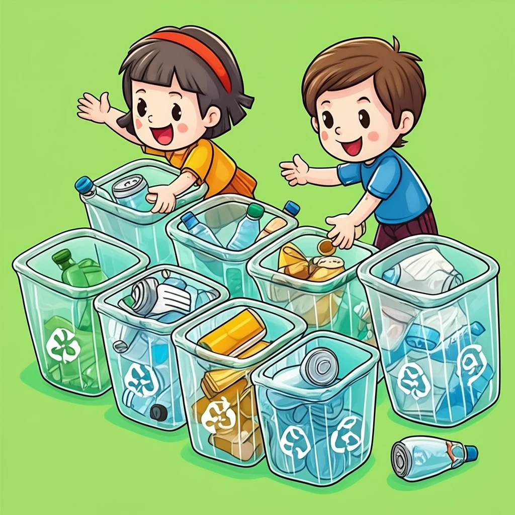 신창동 일반 음식물 재활용 쓰레기 배..