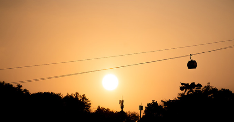 청풍호반 케이블카