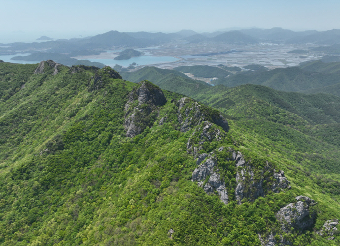 팔영산 등산지도
