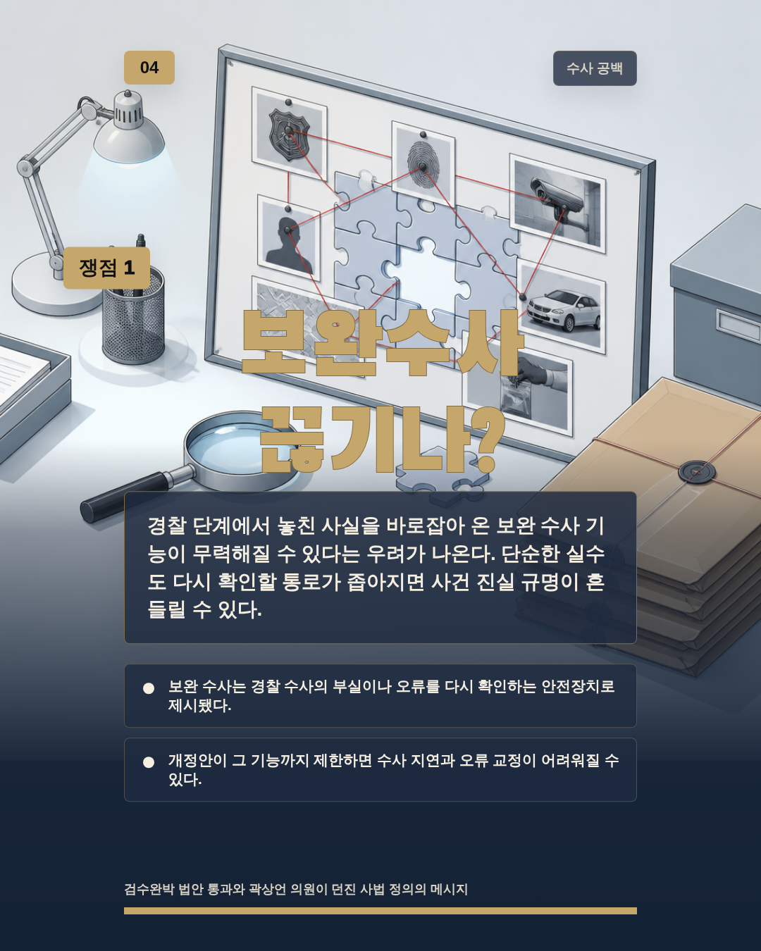 보완수사 끊기나?