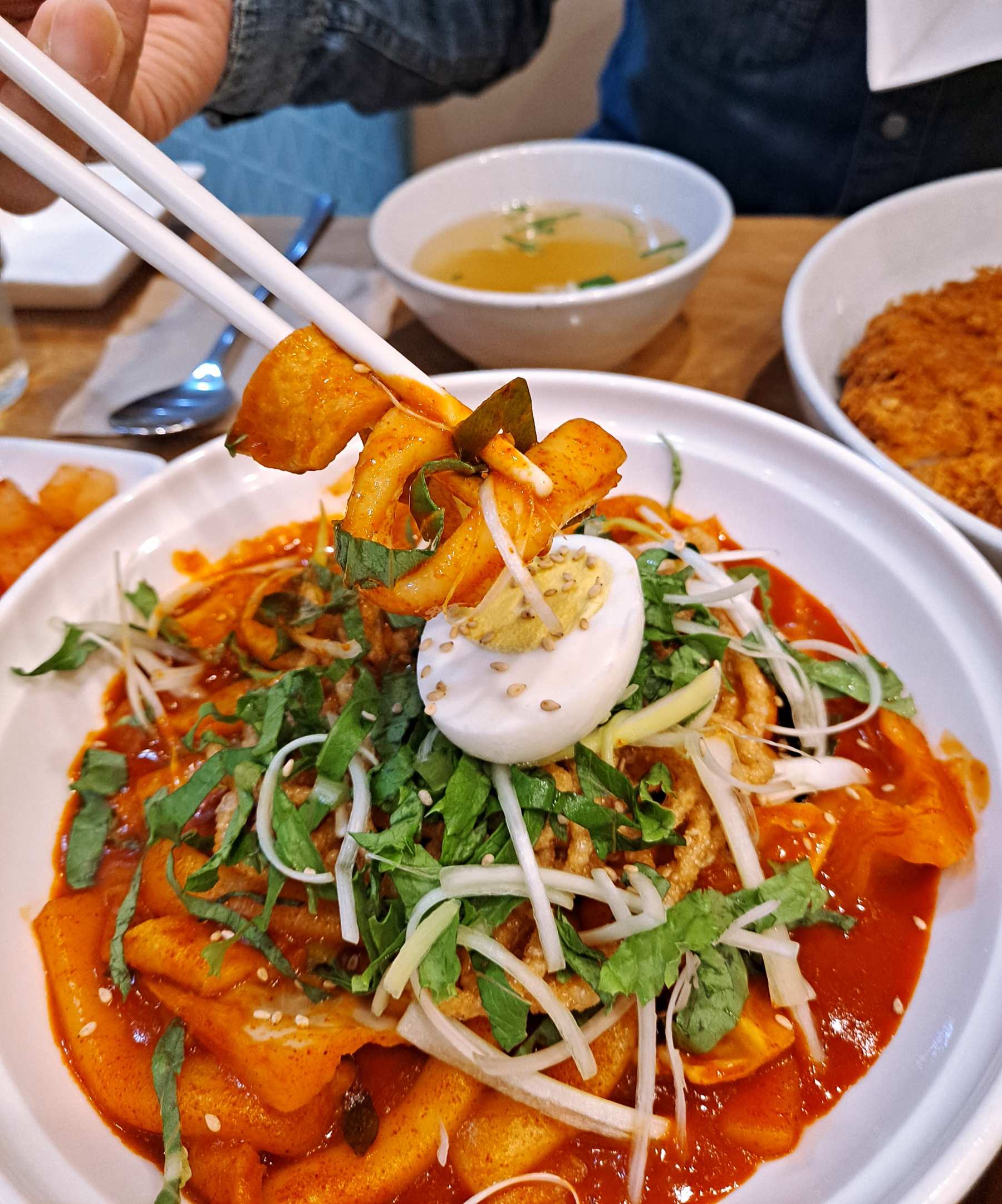 가락떡볶이 한젓가락