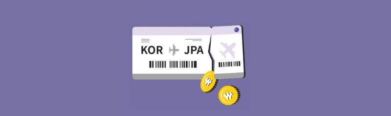 항공권 관련 일러스트 이미지 &lt; 출처 : 카카오뱅크 &gt;