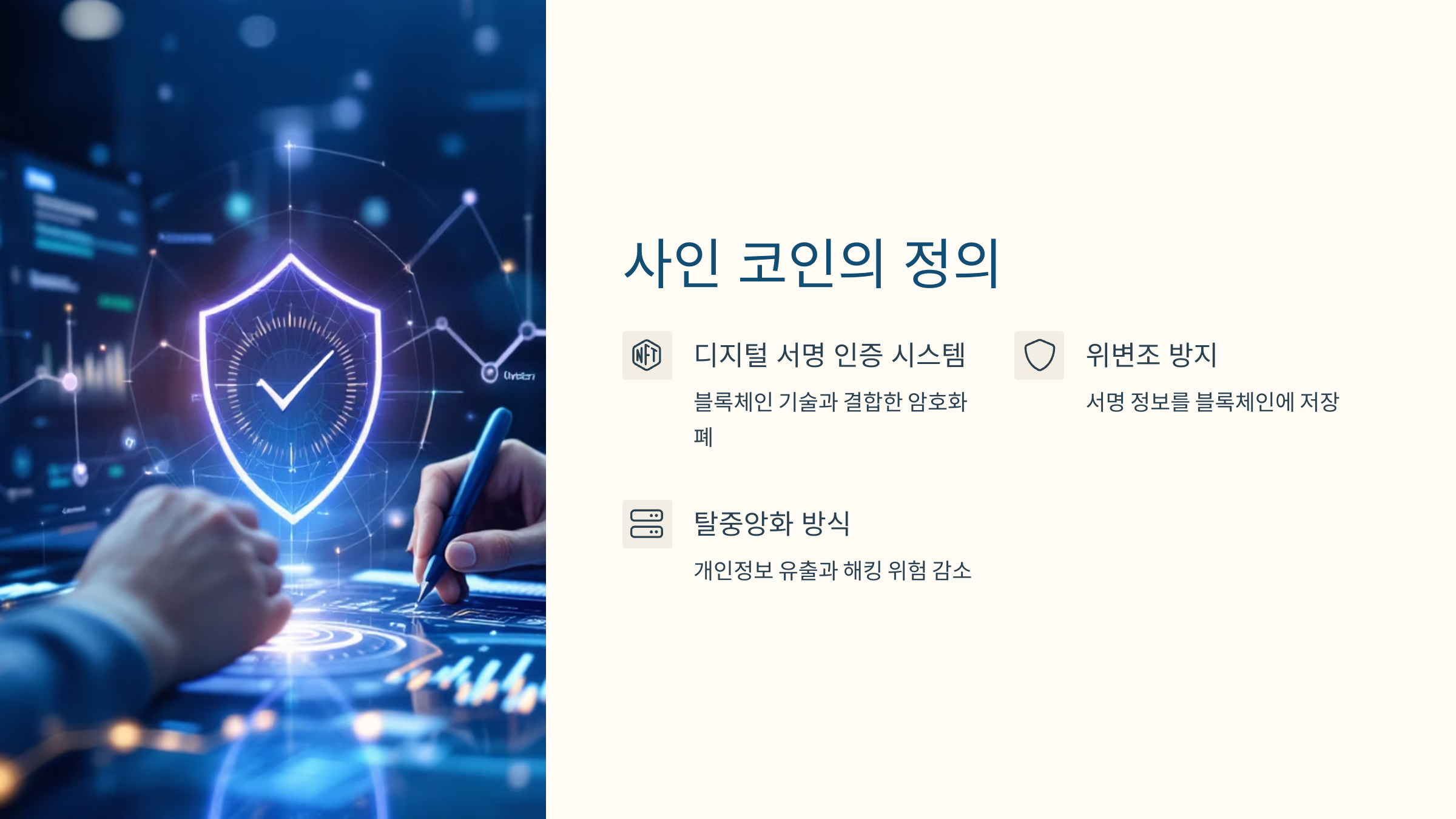 📘사인 코인(Sign Coin): 디지털 인증 혁신!