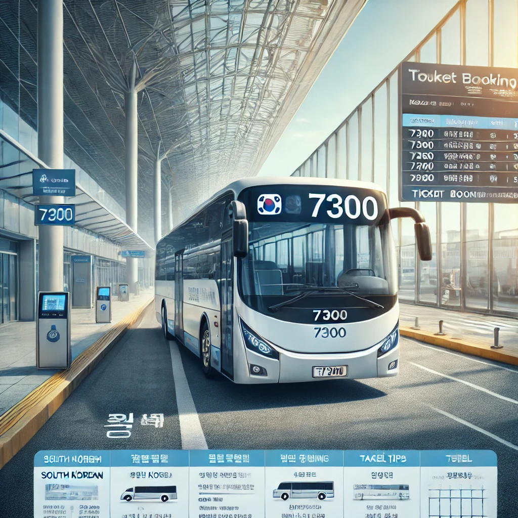7300번 공항버스 시간표&amp;#44; 공항버스 7300 예매 2