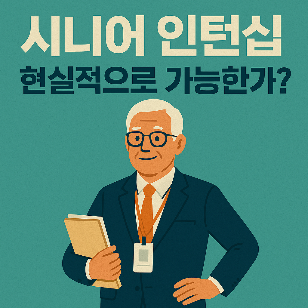 시니어 인턴십, 현실성 관련 사진