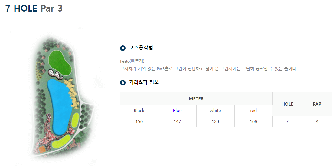 스프링베일 골프클럽 7홀