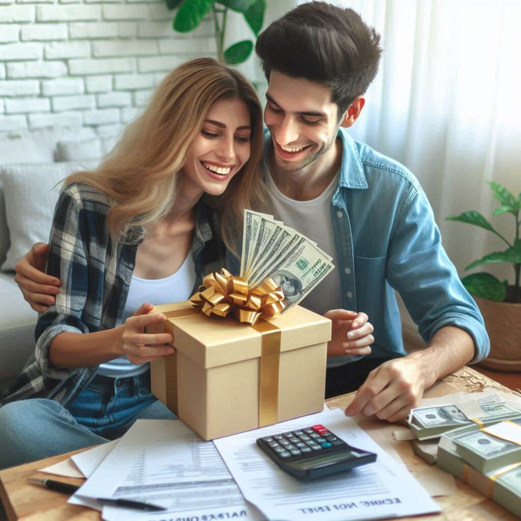 증여세 계산을 잘해서 국세청에서 모범납세자 상을 받은 부부 사진.