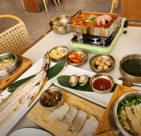 궁서체 통갈치요리