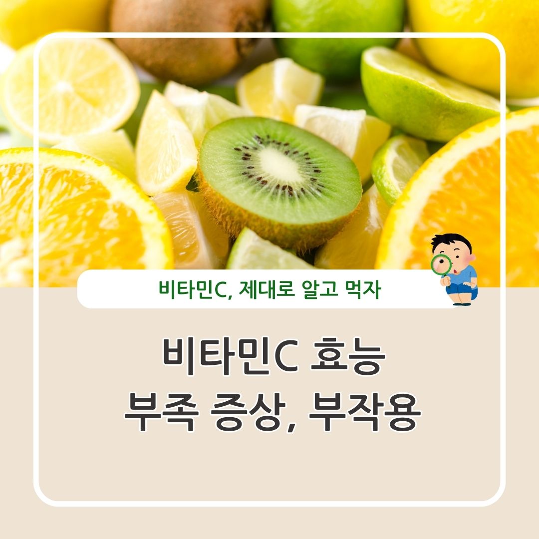 비타민c 효능 부족 증상 하루 섭취 권장량과 음식 영양제 정리