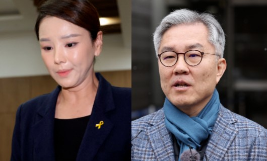 강미정 전 대변인과 최강욱 전 의원