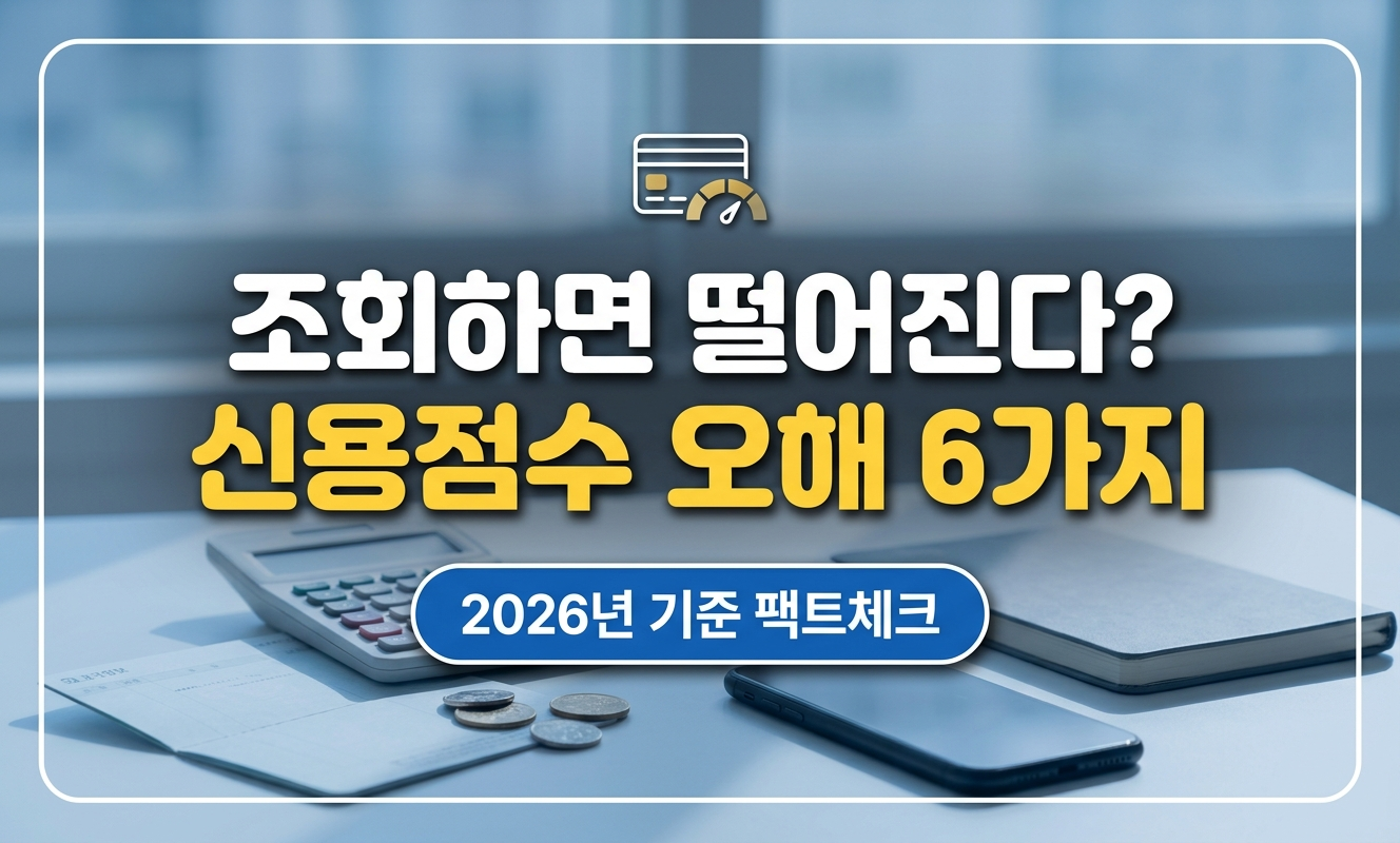 신용점수 조회 오해 대표 썸네일