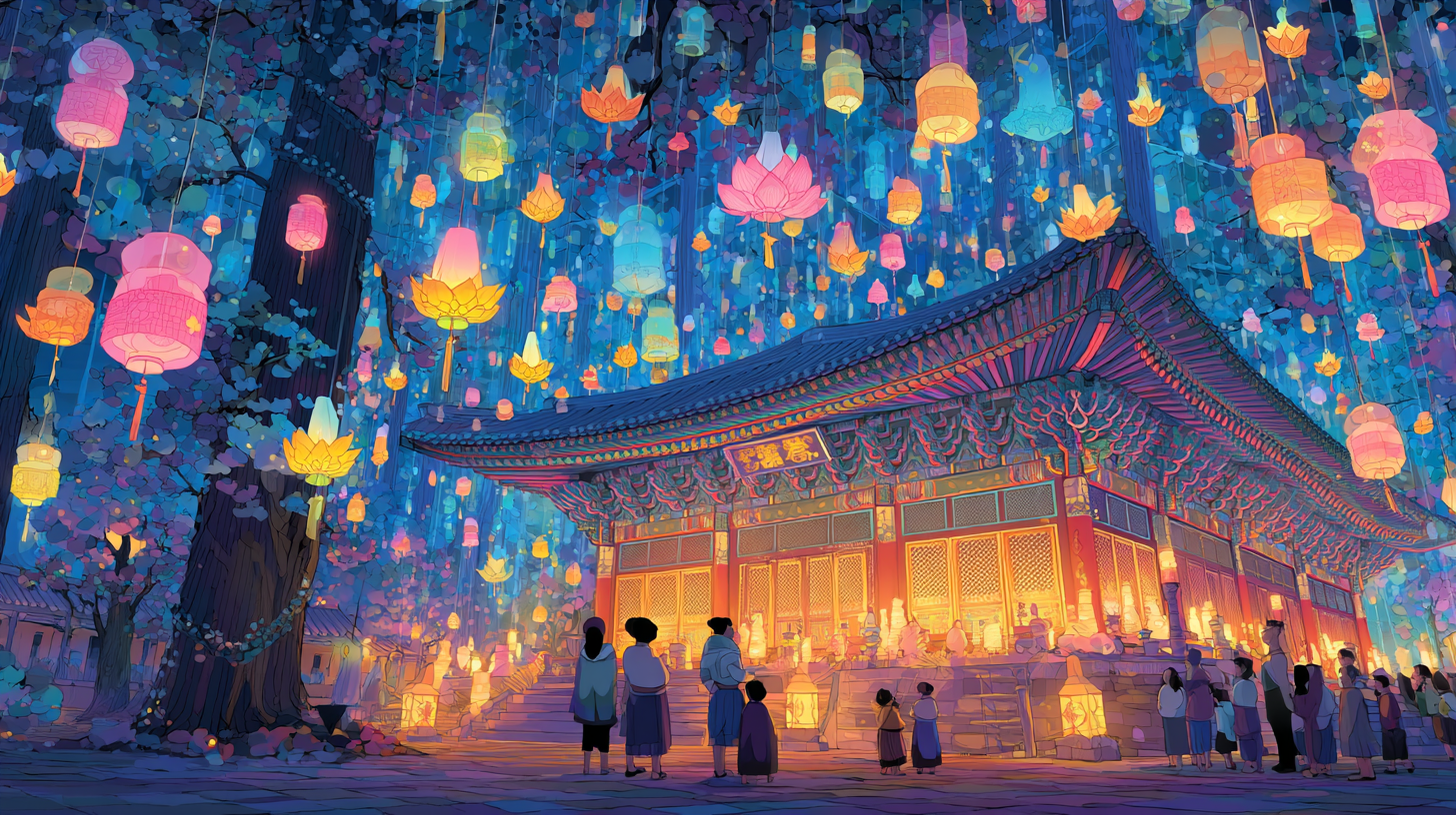 사찰 연등 의미