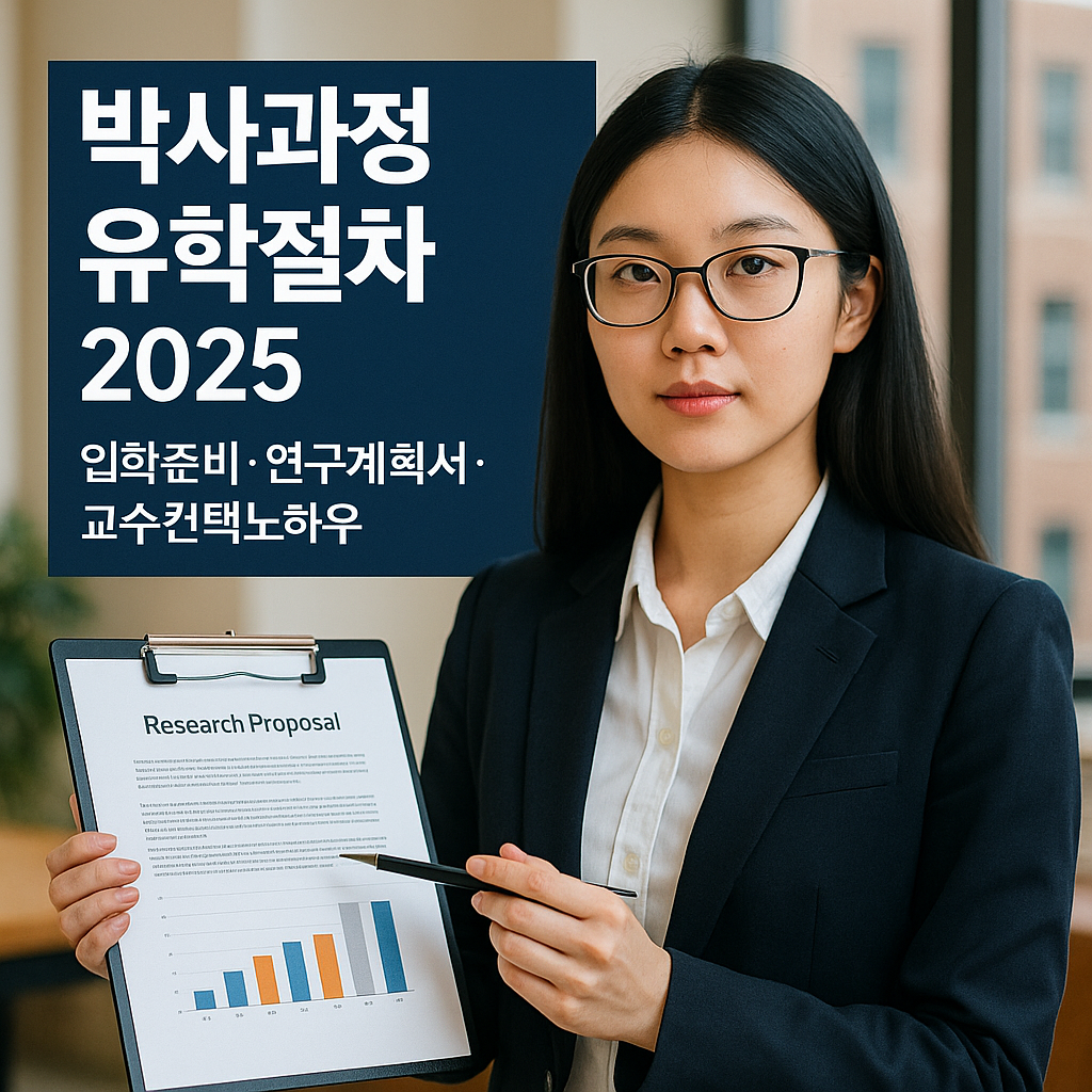 박사과정 유학 절차 2025 | 입학 준비·연구계획서·교수 컨택 노하우
