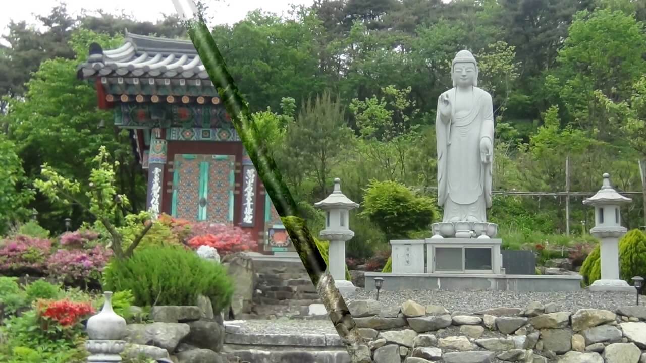 수륜면의 한 사찰