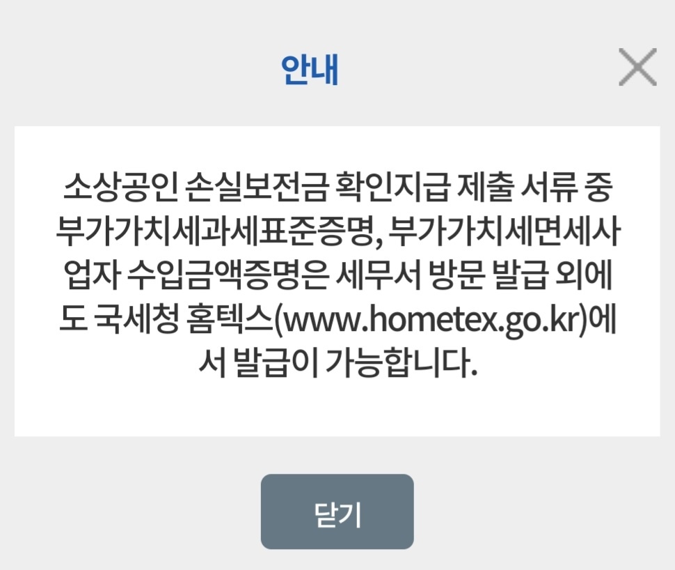 소상공인 손실보전금