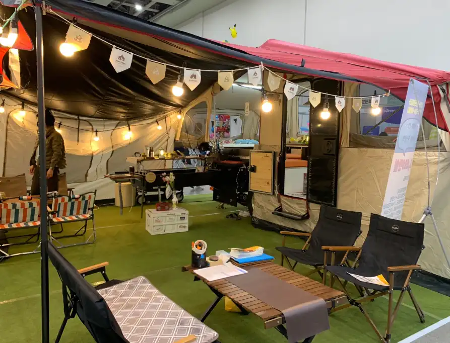 캠핑 용품 사진