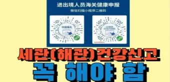 중국 온라인 입국신고서 작성하기 완벽 가이드 매뉴얼_18