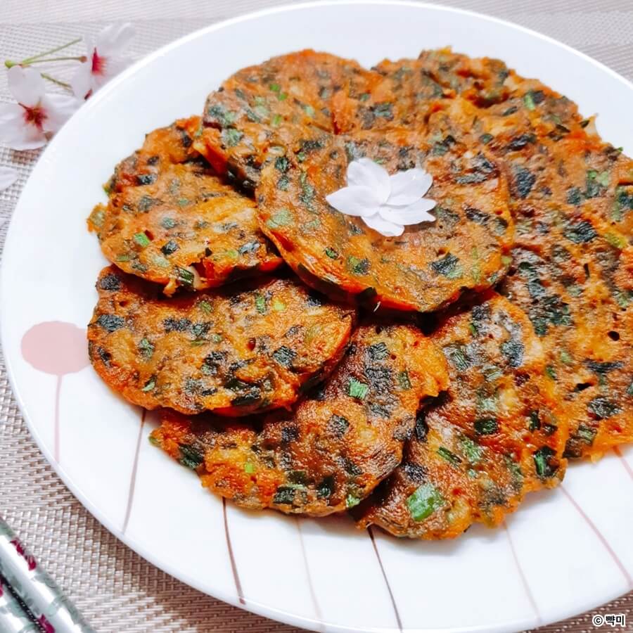 고추장떡-부추-고추장떡-부침개-만들기