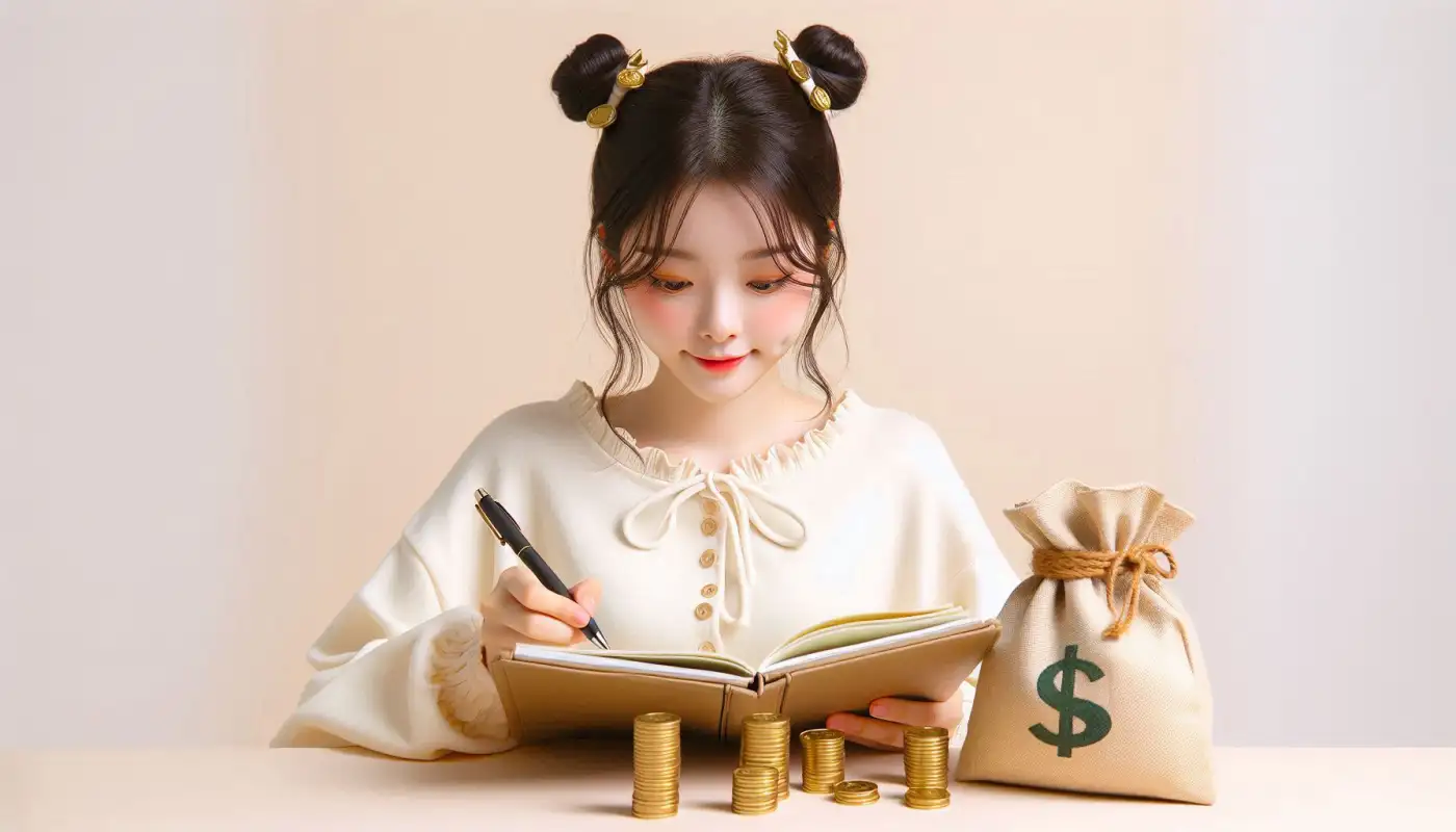 암호화폐-용어-정리를-알아보고-자산관리하는-여성의-모습