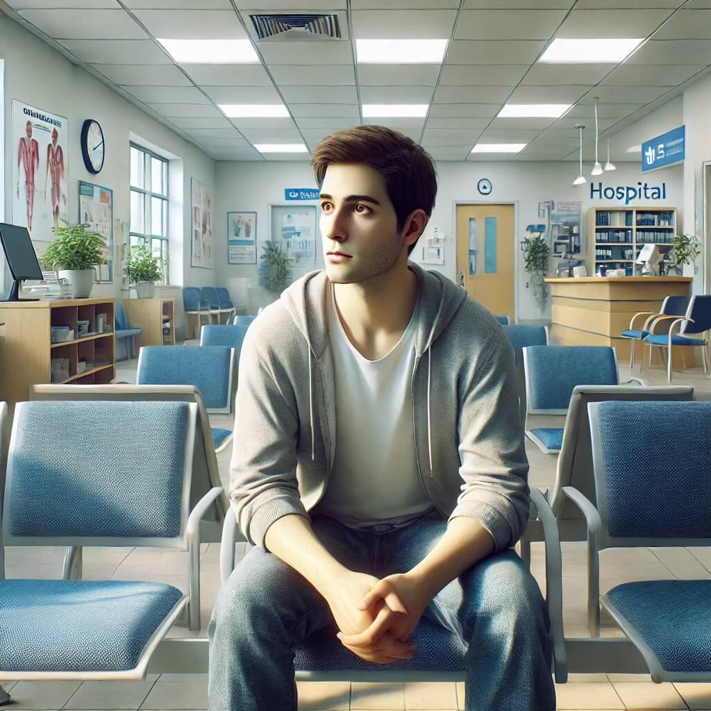 병원에서-기다리는-모습