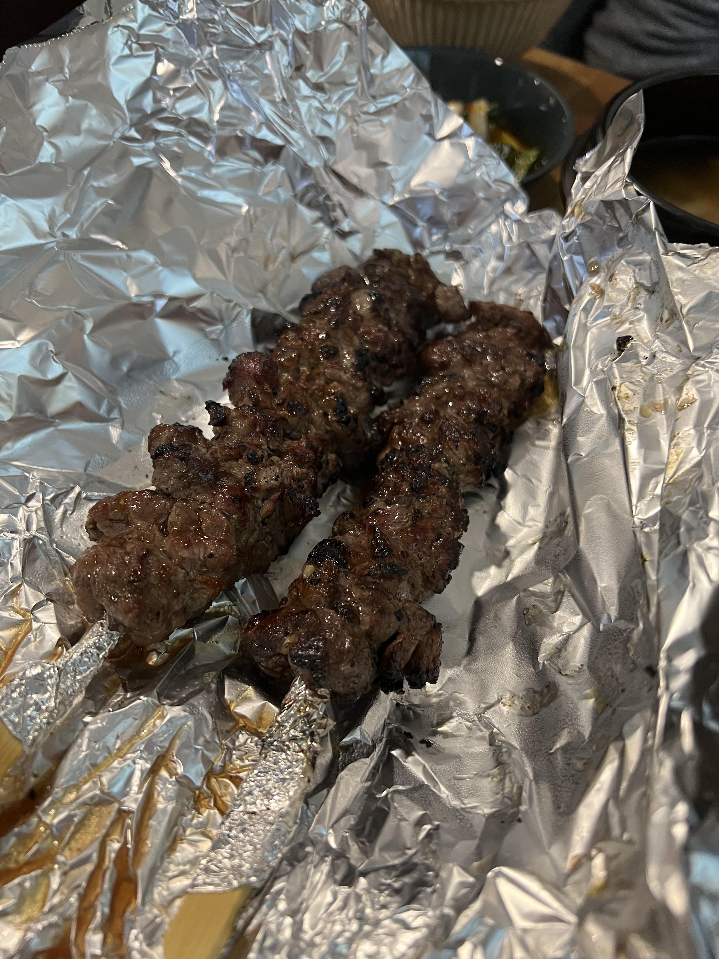 소갈비살꼬치세트