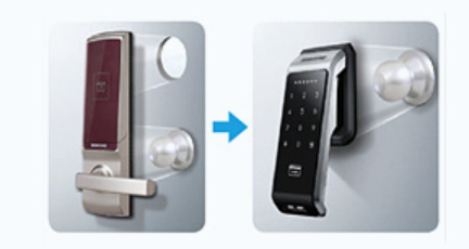 무타공 디지털 도어락