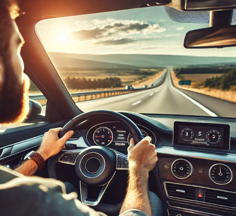 장거리 운전자의 사진